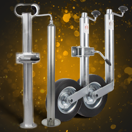 Stützräder und Stützfüsse