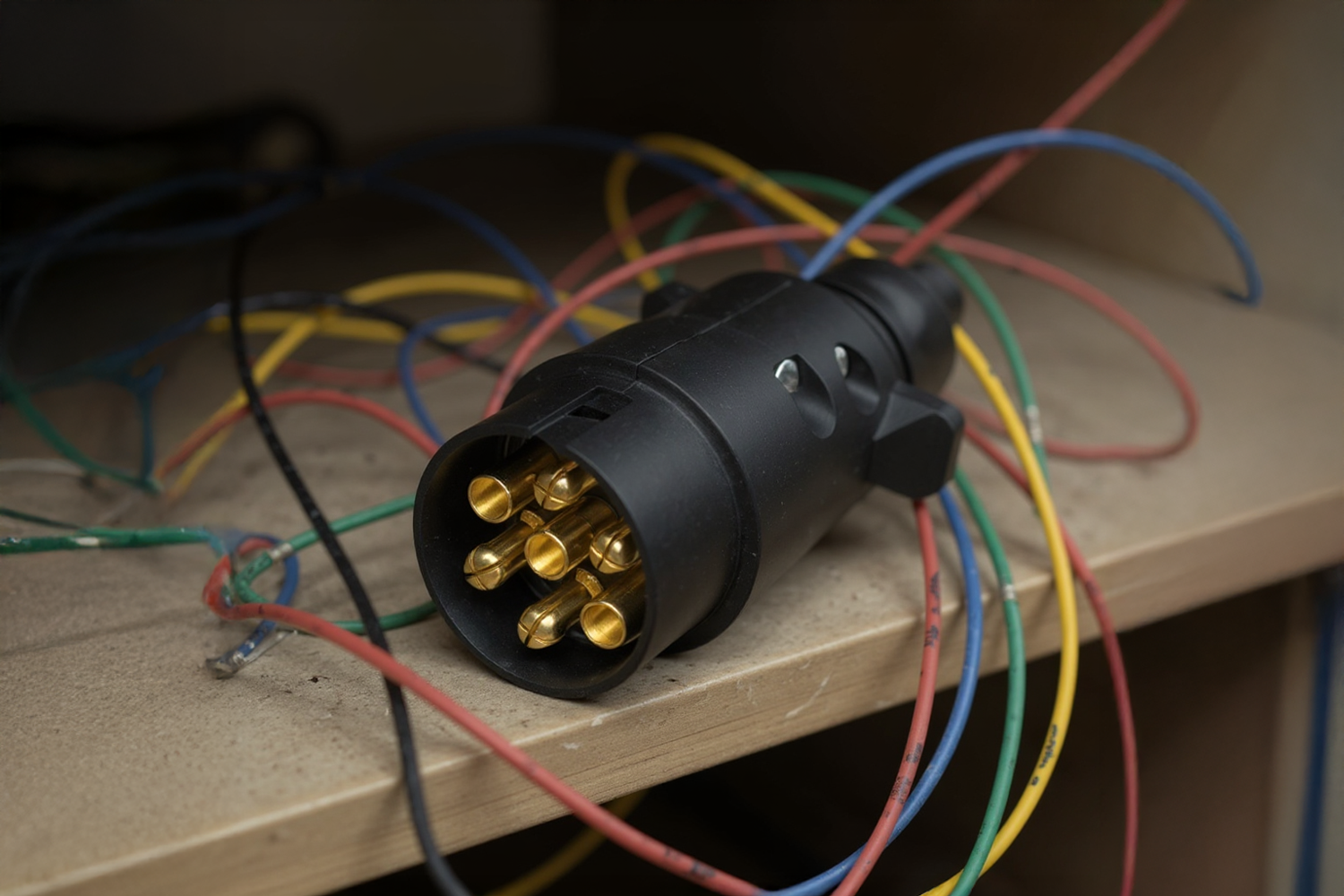 7-polige Steckdosen für Anhänger