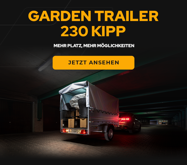 Garden Trailer 230 KIPP - mehr Platz, mehr Möglichkeiten