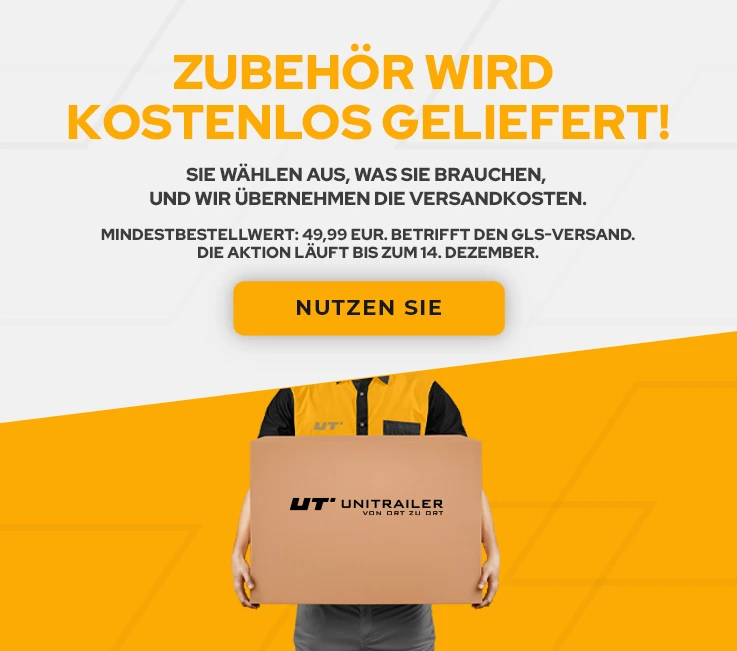 Zubehör wird kostenlos geliefert