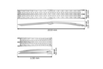 UNITRAILER ALR003 Klappbare Aluminiumrampe für Anhänger, 221 cm, 340 kg, mit Gurt und Stütze