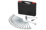 Set mit Schraubheringen für ProPlus 365014 Metallheringe mit Haken 20x20cm