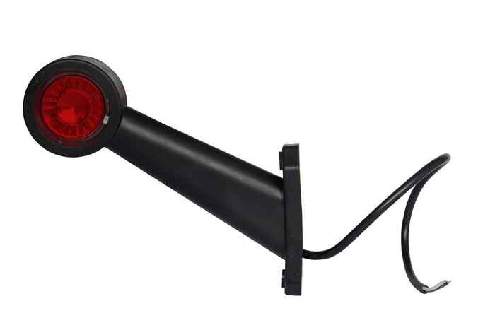 Set bestehend aus zwei HORPOL LD 726 LED Begrenzungsleuchten, links + rechts, auf Gummiarm