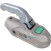 KNOTT K35-A Kugelkopfkupplung für einen 3500kg Anhänger mit einer 50mm Rohrdeichsel, Gusseisen