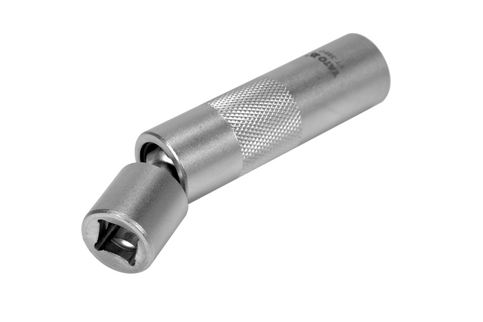 YATO YT-38517 dünnwandige Zündkerzenstecknuss mit 16-mm-3/8″-Anschluss