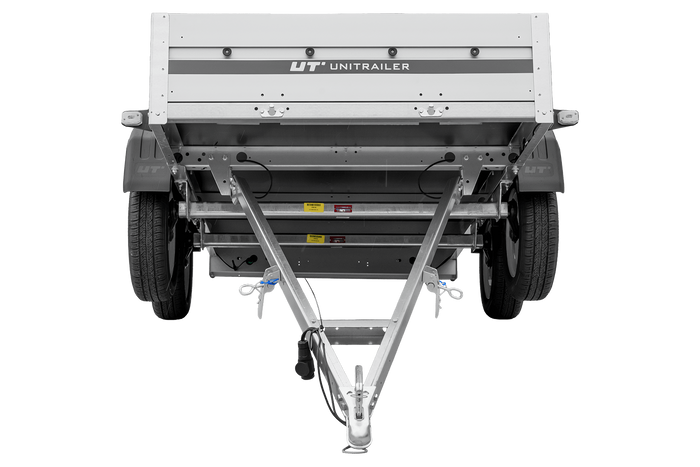 Zweiachsiger Anhänger mit Aluminiumseitenwänden 264x125 Unitrailer Garden 264/2 KIPP ALU