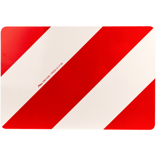 ÜBERGROSSE HERMON-Markierungsschilder links+rechts