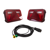 ASPÖCK MULTILED IV LED-Rückleuchten + ASPÖCK Kabelbaum 4,5 m 7-polig