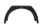 Kotflügel für Anhänger 15-17,5" DOMAR DK3112, flacher Radlauf 950/280 mm mit weißer Zierleiste