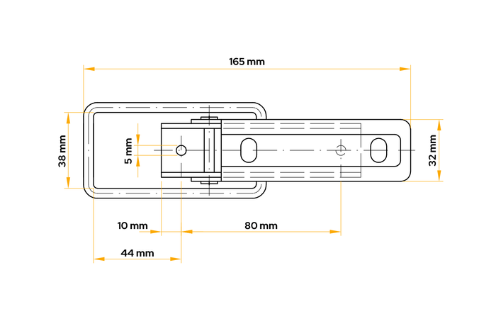 WINTERHOFF BV 10-2 Anhänger-Seitenhaken