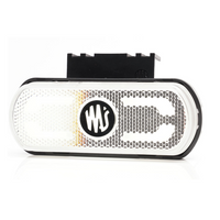 WAŚ W240 1600 LED weiße Universal-Positionsleuchte mit Halterung