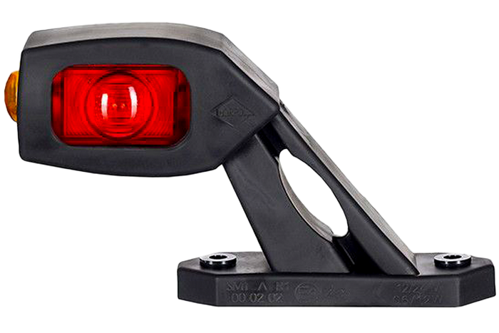 HORPOL LD 2109/L LED linke Begrenzungsleuchte auf einem Gummiarm