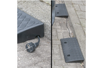 Set aus zwei ProPlus 361570 Auffahrrampen, Gummirampen 7 cm, 3000 kg