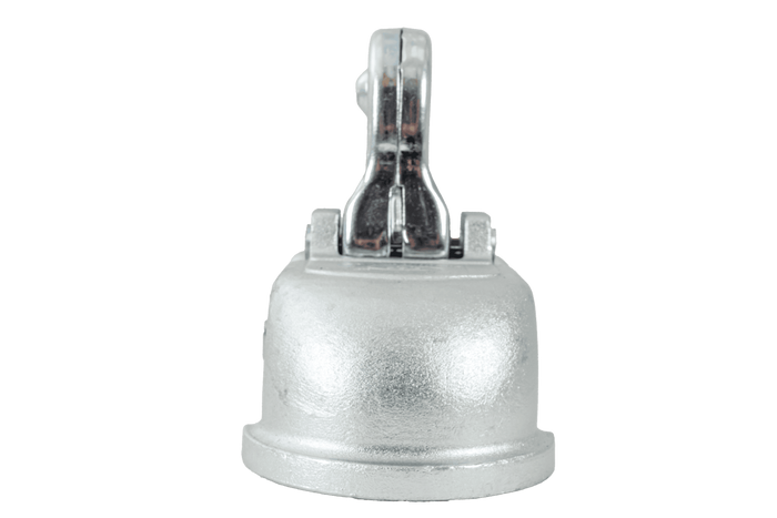 STEELPRESS BC-3000C-00-00 Kugelkopfkupplung für 3000kg Anhänger mit 50mm Rohrdeichsel, Gusseisen