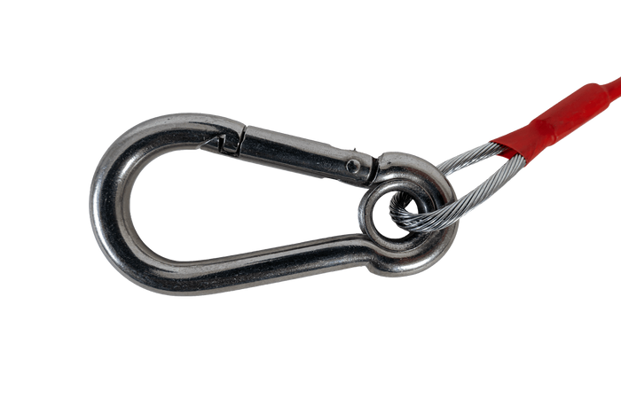 Notfall-Sicherheitsseil KNOTT mit Karabinerhaken 1200 mm