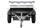 Autotransportanhänger 200x106 UNITRAILER GARDEN 200 KIPP mit grauer Plane