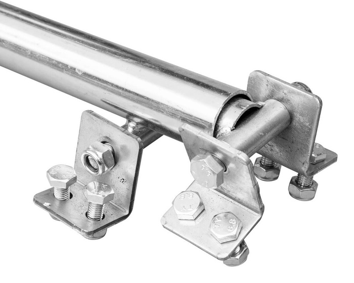 UNITRAILER Kurbelheber mit Griffen zum Kippen und Entladen eines 1000 kg schweren Autotransportanhängers (500–865 mm)