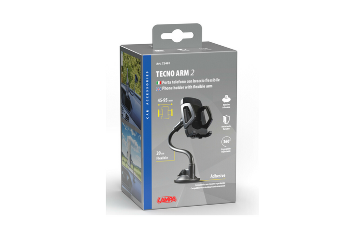 TECNO ARM 2 LAMP Handyhalterung mit Saugnapf