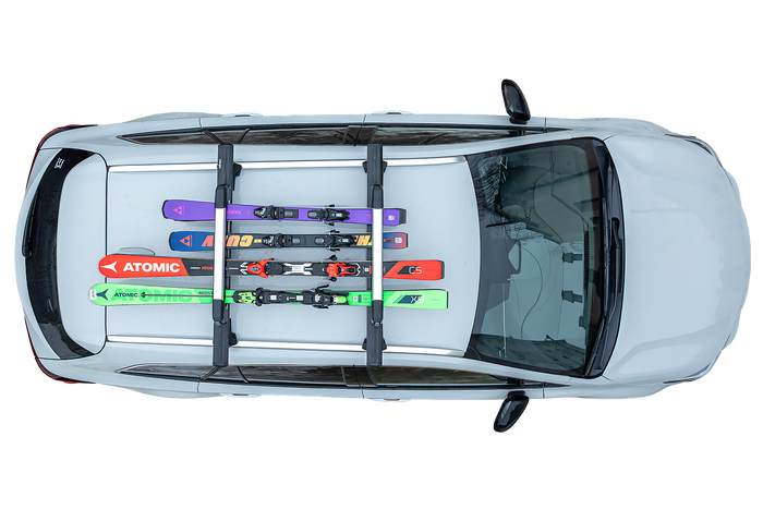 Inter Pack Frostline 4 - Aluminiumhalterung für 4 Paar Ski oder 2 Snowboards