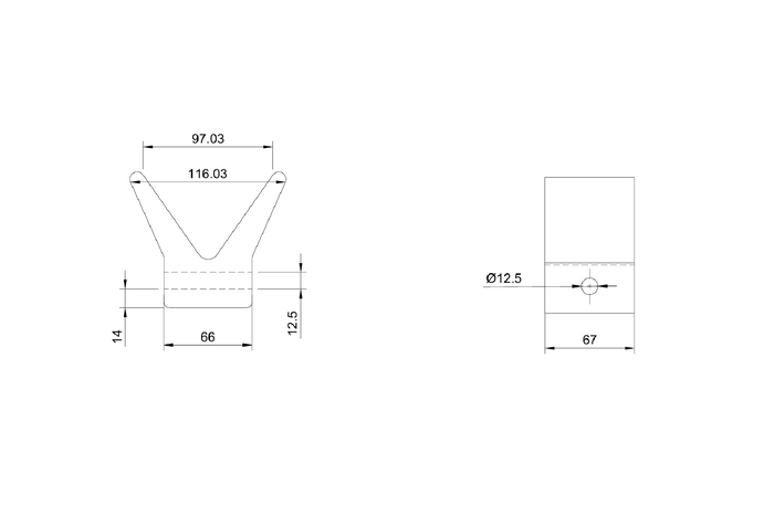 Bugschutzblech STEELPRESS 88156 für Bootsanhänger