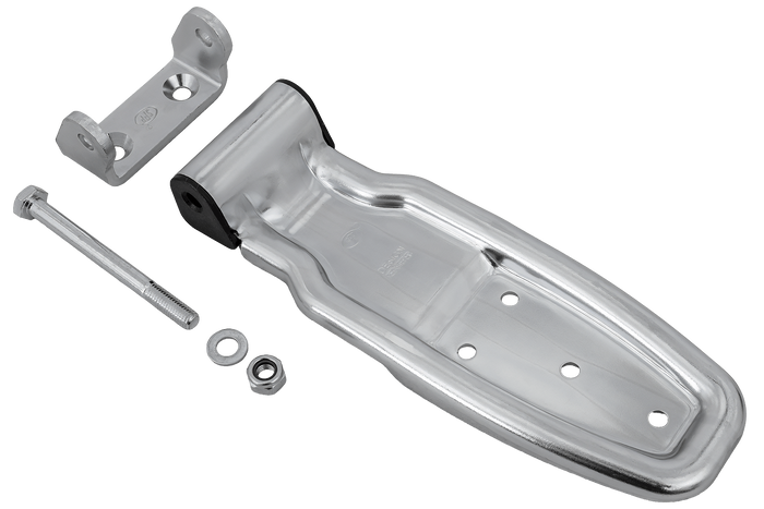 Seitenscharnier mit Montagewinkel STEELPRESS HB-01.270-02+UH-01 komplette Anhängerseitenmontage