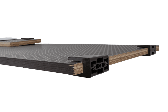 Set mit zwei Regalböden für den Werkzeugkasten DAKEN ARKA 81209, Fach 1125x445mm und 445x180mm