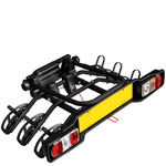 Peruzzo Parma 3 - Anhängerkupplungs-Fahrradträger für 3 Fahrräder (schwarz)