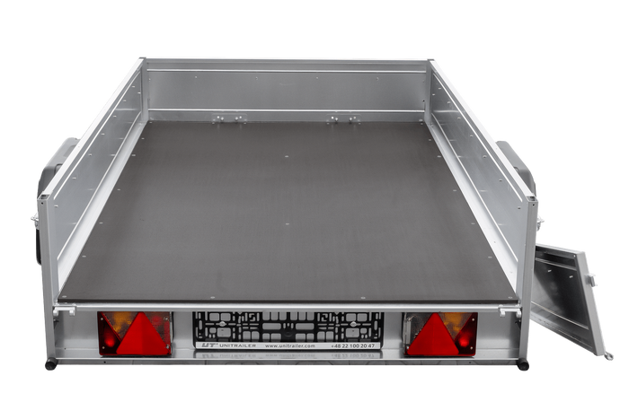 Einachsanhänger mit Blattfederung 200x125 UNITRAILER GARDEN 201/R KIPP