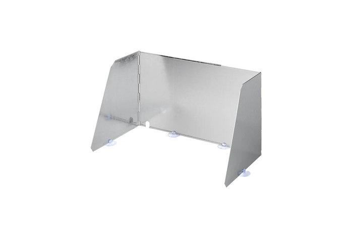 ProPlus 370340V03 Faltbarer Windschutz für Campingkocher, Brenner 37-70 cm