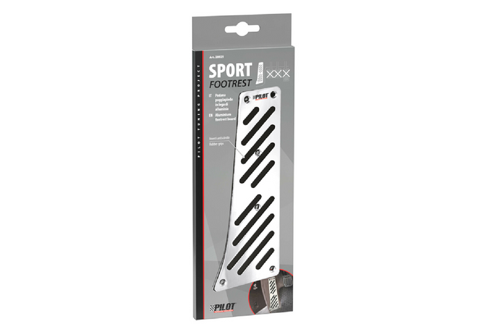 Fahrerfußstütze LAMP Aluminium Riser mit Anti-Rutsch-Gummi