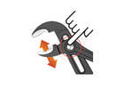YATO YT-20891 240-mm-Hydraulikzange mit Knopf