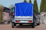 Anhänger Garden Trailer 200 KIPP 200x106 cm 750 kg [mit Hochspriegel, blauer Hochplane und Stützrad]