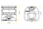 18l Wassertank mit Halterung LOKHEN Set mit Seifenspender