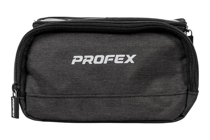 PROFEX 93015 Fahrradrahmentasche mit 2 Fächern und Handyhülle