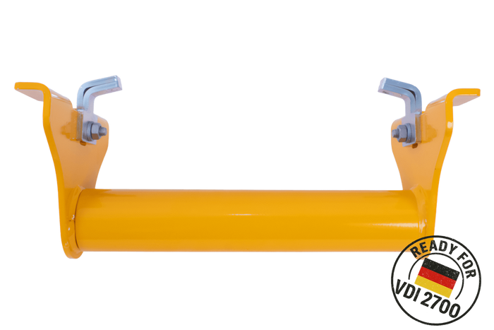 PRAMAR Radstopper VDI 2700 gelb Universal-Unterlegkeil für Abschleppwagen