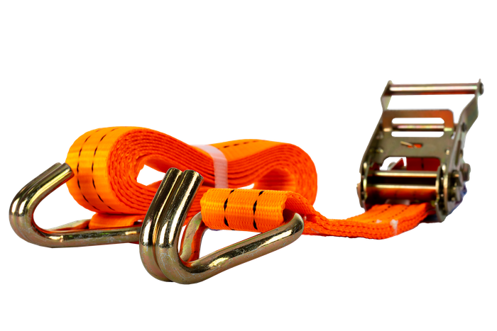 UNITRAILER 3 m/35 mm/2 t orangefarbenes Transportband mit Spanner