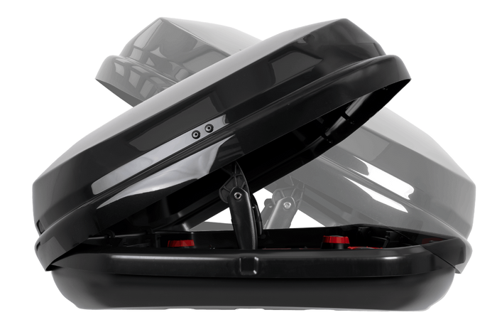 Atera Casar XL Dachbox, Schwarz Metallic