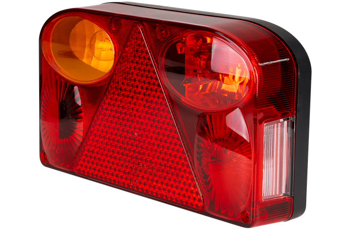 Lichtset: FRISTOM FT-088 Rückleuchten + ASPÖCK FLEXIPOINT I Seitenmarkierungsleuchten + MANTES 5,3m 13-PIN Kabelbaum