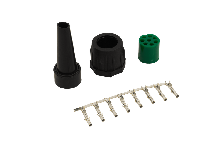 Bajonettverbinder Set Mantes 8-pol. grün (rechts)