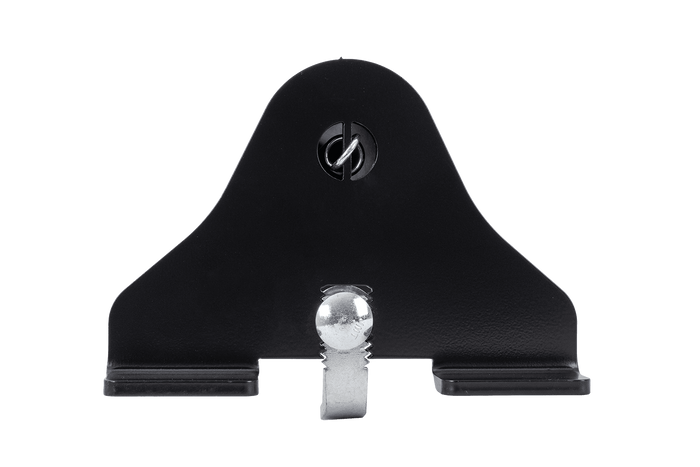 Radstopperfür Abschleppwagen, schwarz - verstellbar, universell