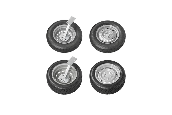 Wspornik / uchwyt na koło zapasowe z obejmami U