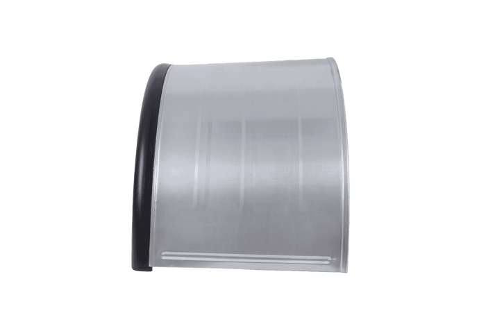 Doppelkotflügel für Anhänger 17,5–19,5 Zoll DOMAR DK7140 Radlauf 1000/500 mm Metall mit Gummikante