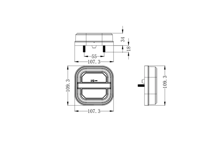 TruckLED L2415+L2416 LED Neon2 Rückleuchten mit 5 Funktionen (links+rechts)