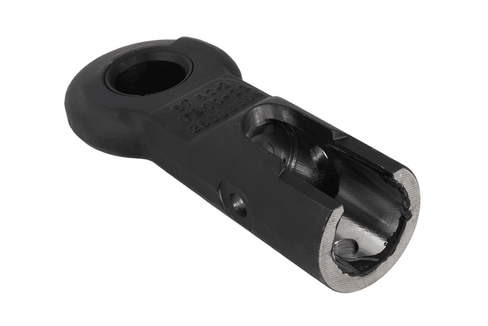 KNOTT KK7293S Augenkupplung für einen 3500 kg Anhänger mit 45 mm Rohrzugdeichsel, neue Ausführung