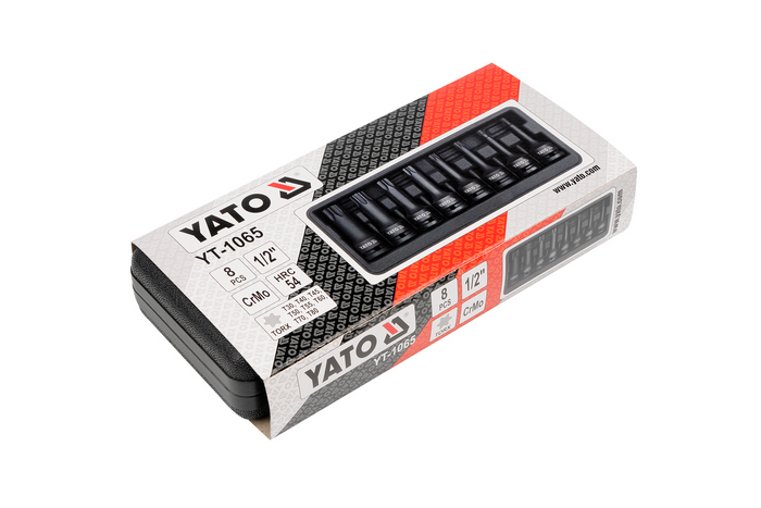 Torx-Schlagschrauber YATO YT-1065 1/2" 8 Stück.