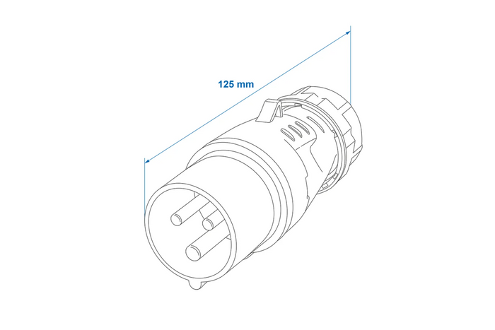 CEE-Stecker 16A 230V ProPlus 373500 Campingstecker
