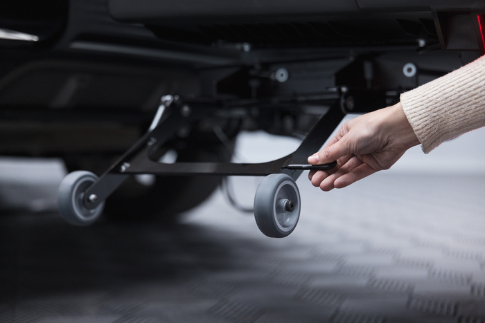 Towbox Alpha Classic Grau - Anhängerkupplungs-Gepäckbox