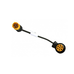 Bajonettadapter 5-polig / abgewinkelter Stecker ASS2 7-polig ASPÖCK linker Adapter