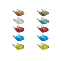 ProPlus 490371S Mini-Flachsicherungen gemischt 12V/24V Satz mit 10 Stück.