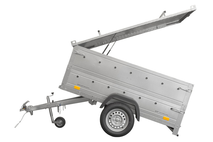 Anhänger mit Deckel Garden Trailer 200 KIPP 200x106 cm 750 kg
